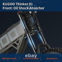 Vélo électrique KUGOO T01 Moteur 48V 750W Batterie 13Ah Freins hydrauliques 20X4.0 pouces