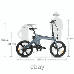 Vélo électrique pliable pour adultes, DYU T1 20 Vélo électrique urbain Ebike vert