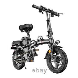 Vélo électrique pliant 400W 48V Batterie EBike 14 45KM/h E-Bike Nouveau