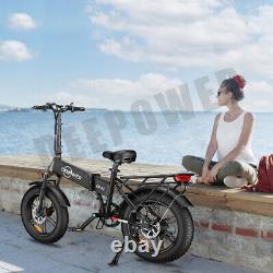 Vélos électriques DEEPOWER pour adultes Vélo pliant eBike 1000W 48V 20Ah 7 vitesses VTT